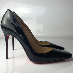 Christian Louboutin Bat Pump 100 Black Pumps 38